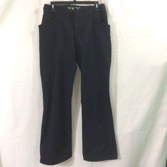 Mountain Hardwear Women’s Black Cargo Pants Size 8 Adjustable Waist & Ankles - Picture 2 of 4